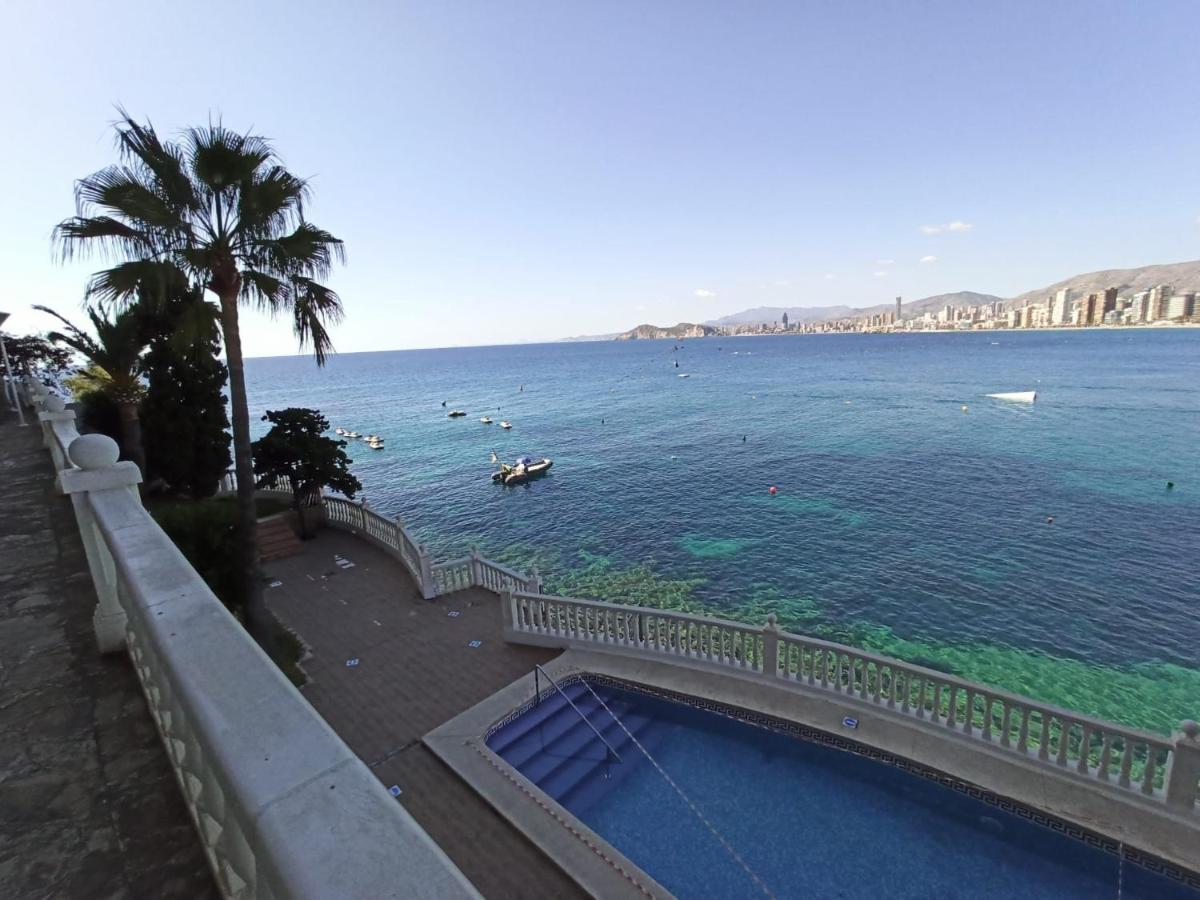 Estudio Primera Linea Con Acceso Privado Al Mar Benidorm Exterior foto